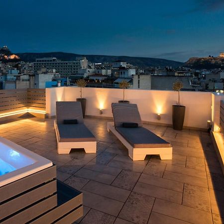 Private Jacuzzi & Acropolis View - The Loft アテネ エクステリア 写真